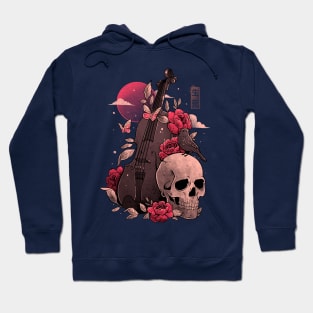 Death and Music - Cello Skull Evil Gift Hoodie